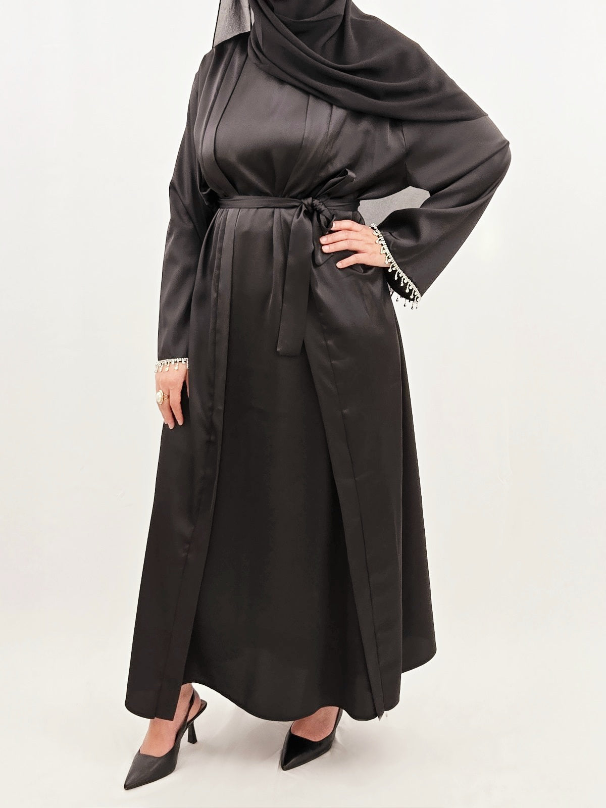 Abaya PERLA en Satin