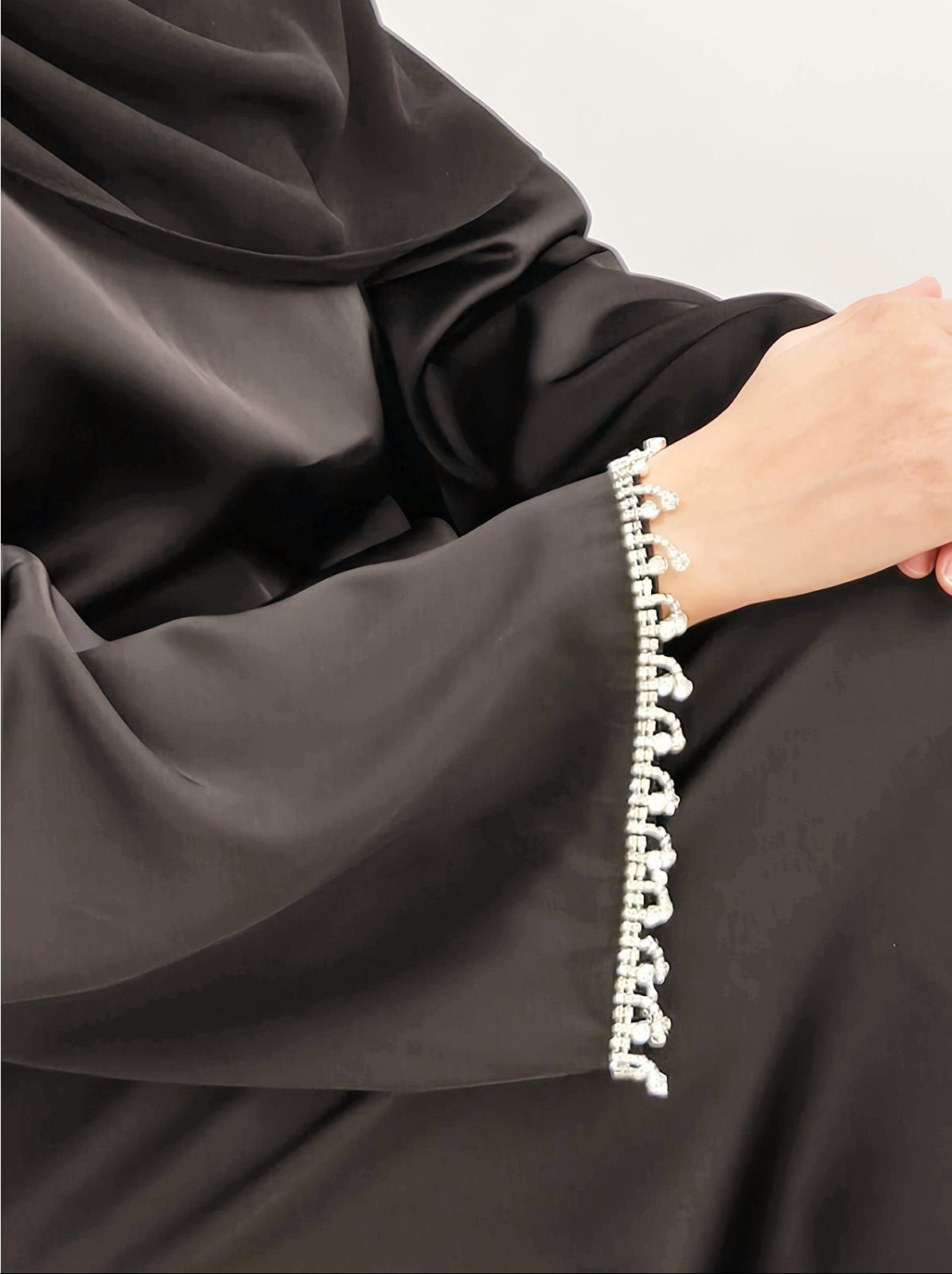 Abaya PERLA en Satin